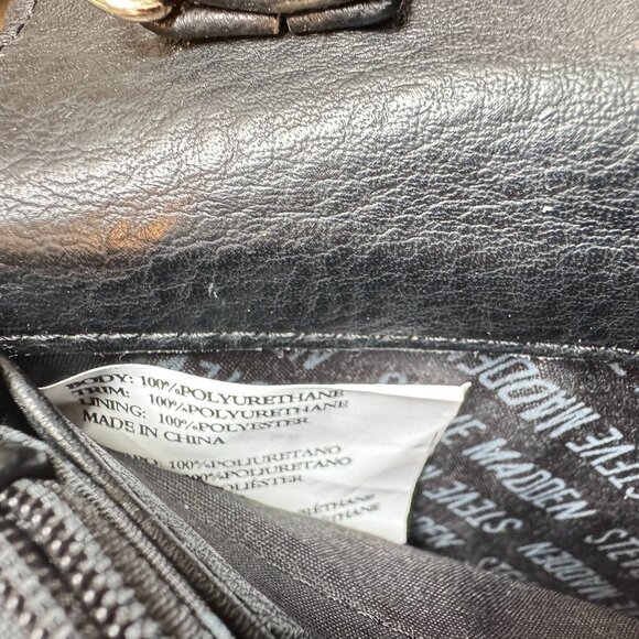 Steve Madden Black Quilted Crossbody Bag - Picture 9 of 12